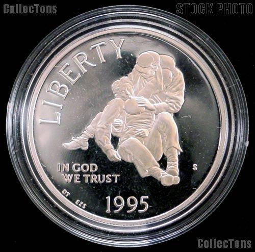 1995-S Proof Civil War Commemorative Silver Dollars