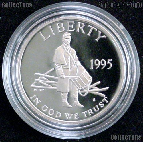 1995-S Proof Civil War Commemorative Half Dollars