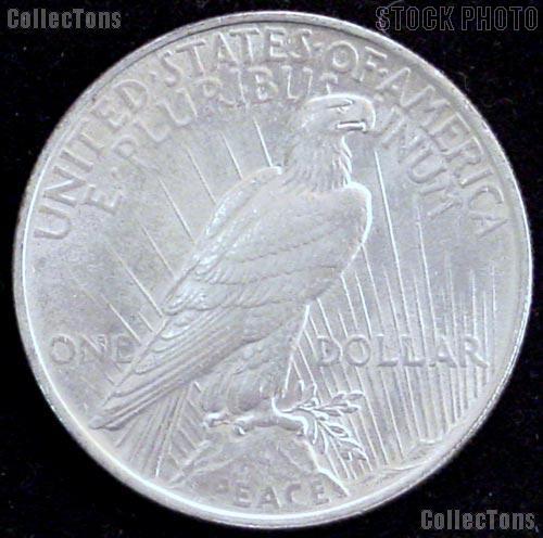 1924 Peace Silver Dollar in AU+ Condition
