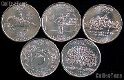1999 Quarters Set of 10 BU Coins 1999 State Quarters P & D Mints