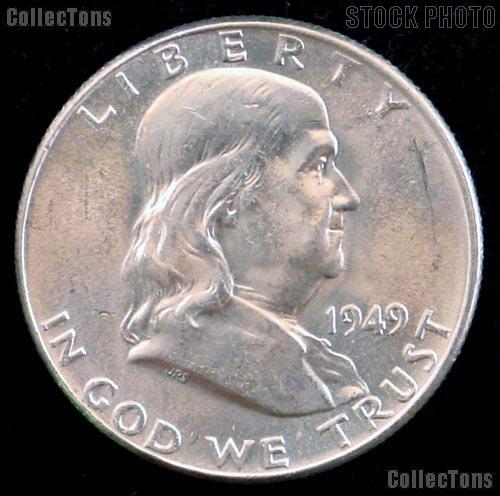 1949-D Franklin Half Dollar Silver * Choice BU 1949 Franklin Half