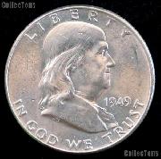 1949-S Franklin Half Dollar Silver * Choice BU 1949 Franklin Half