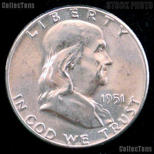 1951-D Franklin Half Dollar Silver * Choice BU 1951 Franklin Half