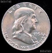 1954-D Franklin Half Dollar Silver * Choice BU 1954 Franklin Half