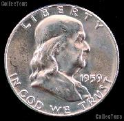 1959 Franklin Half Dollar Silver * Choice BU 1959 Franklin Half