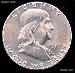 1963-D Franklin Half Dollar Silver * Choice BU 1963 Franklin Half