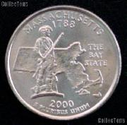 Massachusetts Quarter 2000-D Massachusetts Washington Quarter * GEM BU