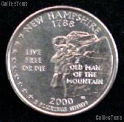 New Hampshire Quarter 2000-D New Hampshire Washington Quarter * GEM BU