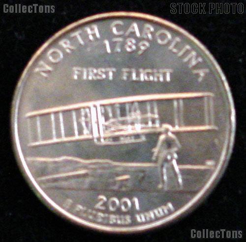 North Carolina Quarter 2001-P North Carolina Washington Quarter * BU