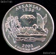 Arkansas Quarter 2003-P Arkansas Washington Quarter * GEM BU for Album