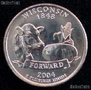 2004 P Wisconsin State Quarter Roll Uncirculated 