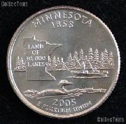 Minnesota Quarters 2005 P & D Minnesota Washington Quarters GEM BU