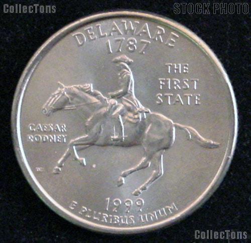 Delaware Quarter 1999-P Delaware Washington Quarter * GEM BU for Album