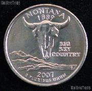 Montana Quarter 2007-P Montana Washington Quarter * GEM BU for Album