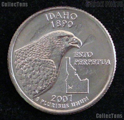 Idaho Quarter 2007-P Idaho Washington Quarter * GEM BU for Album