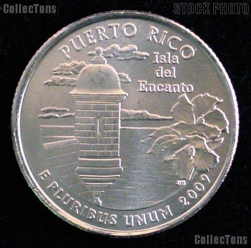 Puerto Rico Quarters 2009 P & D Puerto Rico Washington Quarters GEM BU