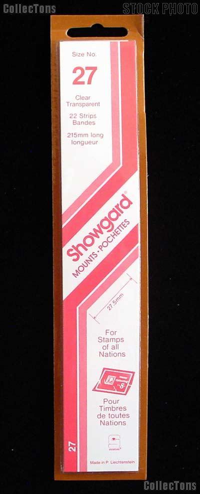 Showgard Strip Style Clear Stamp Mounts Size 27