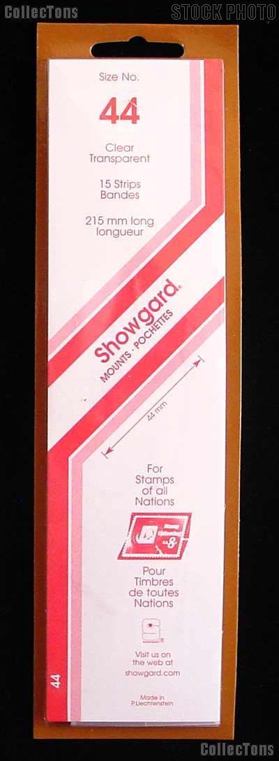 Showgard Strip Style Clear Stamp Mounts Size 44