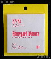 Showgard Pre-Cut Clear Stamp Mounts Size 57/55