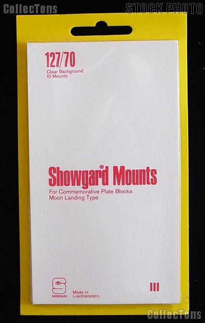 Showgard Pre-Cut Clear Stamp Mounts Size 127/70