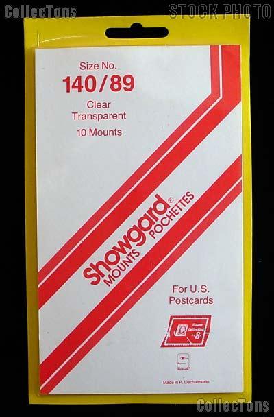 Showgard Pre-Cut Clear Stamp Mounts Size 140/89