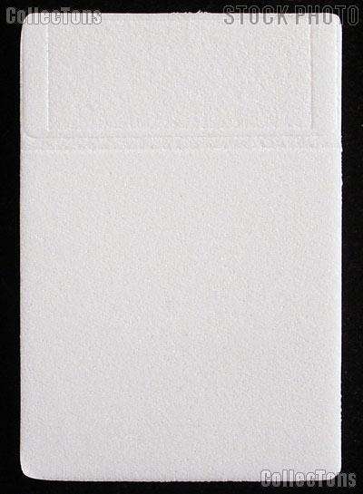 Slab Stamp Holder Inserts for STAMPS by BCW 25 Pack White