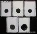 Slab Coin Holders Set by BCW 5 Each CENT, NICKEL, DIME, QUARTER, HALF DOLLAR