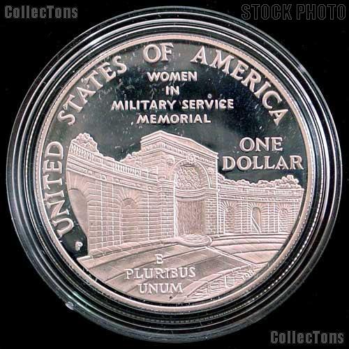 1994-P Proof Women In Military Service Memorial Commemorative Silver Dollars
