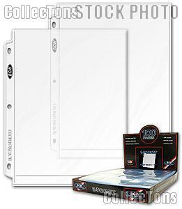 8x10 Photo Page by BCW Box of 100 Pro 8 x 10 Photo Pages
