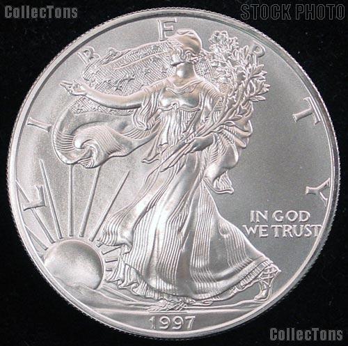 1997 BU American Silver Eagle Dollars