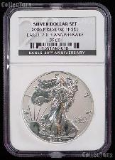 2006-P American Silver Eagle Dollar REVERSE PROOF in NGC Special Label "Eagle 20th Anniversary" PF 69