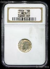 1949 Roosevelt Silver Dime in NGC MS 67