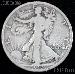 1917-S Walking Liberty Silver Half Dollar Obverse Mintmark Circulated Coin G 4 or Better