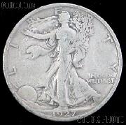 1927-S Walking Liberty Silver Half Dollar Circulated Coin G 4 or Better