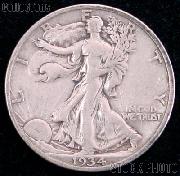 1934 Walking Liberty Silver Half Dollar Circulated Coin G 4 or Better