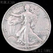 1947-D Walking Liberty Silver Half Dollar Circulated Coin G 4 or Better