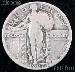 1927-S Standing Liberty Silver Quarter Circulated Coin G 4 or Better