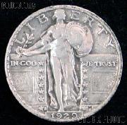 1929-S Standing Liberty Silver Quarter Circulated Coin G 4 or Better