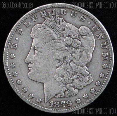 1879 S (Rev. 78) Morgan Silver Dollar Circulated Coin VG 8 or Better