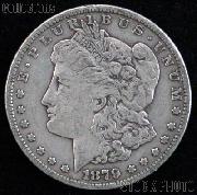 1879 CC Morgan Silver Dollar Circulated Coin VG 8 or Better