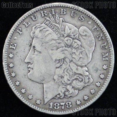 1878 CC Morgan Silver Dollar Circulated Coin VG 8 or Better