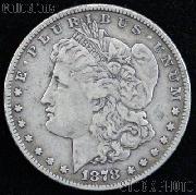 1878 7/8TF (Str. TF) Morgan Silver Dollar Circulated Coin VG 8 or Better