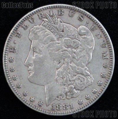 1881 O Morgan Silver Dollar Circulated Coin VG 8 or Better