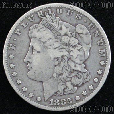 1883 CC Morgan Silver Dollar Circulated Coin VG 8 or Better