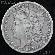 1883 CC Morgan Silver Dollar Circulated Coin VG 8 or Better