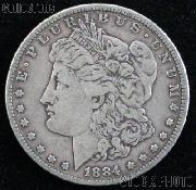 1884 CC Morgan Silver Dollar Circulated Coin VG 8 or Better