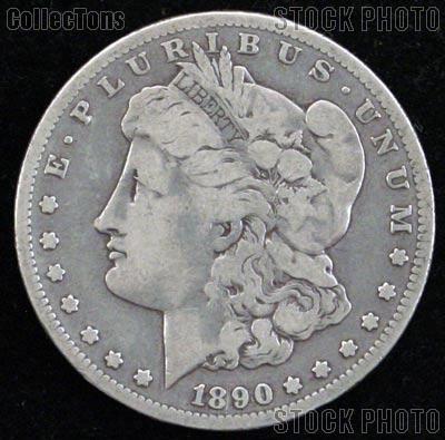 1890 CC Morgan Silver Dollar Circulated Coin VG 8 or Better