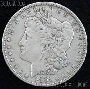 1891 CC Morgan Silver Dollar Circulated Coin VG 8 or Better