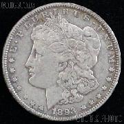 1893 CC Morgan Silver Dollar Circulated Coin VG 8 or Better