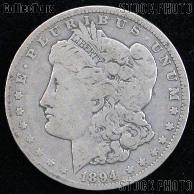 1894-O Morgan Silver Dollar - VG+ Better Date Silver Dollar